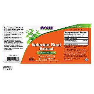 Foto 2 | Foto 2 | Suplement Now Extracto Líquido De Raíz De Valeriana, 60 Ml, A Base De Hierbas - Venta Internacional.