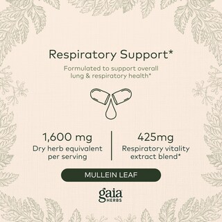 Foto 3 | Foto 3 | Suplemento Gaia Herbs Mighty Lungs Lung Support 60 Cápsulas - Venta Internacional.