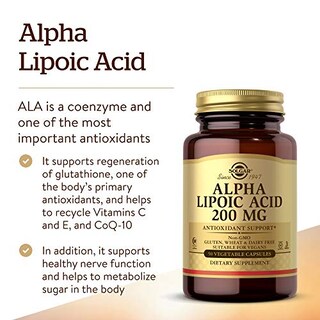 Foto 3 | Foto 3 | Suplemento De Ácido Alfa Lipoico Solgar 200 Mg 50 Cápsulas - Venta Internacional.