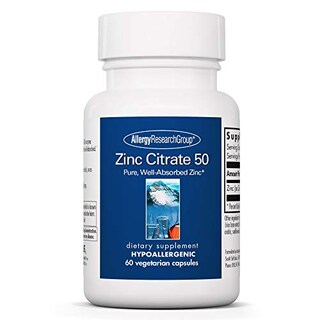 Foto 1 | Foto 1 | Suplemento De Citrato De Zinc Para Allergy Research Group, 50 Mg, 60 Cápsulas - Venta Internacional.