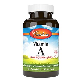 Foto 1 | Foto 1 | Suplemento De Vitamina A Carlson, 25,000 Ui (7500 Mcg Rae), 250 Ml - Venta Internacional.