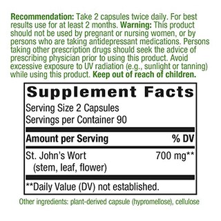 Foto 3 | Foto 3 | Suplemento De Hierba De San Juan De Nature's Way 700 Mg 180 Cápsulas - Venta Internacional.