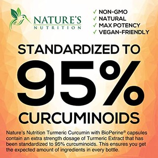 Foto 3 | Foto 3 | Suplemento Nature's Nutrition Turmeric & Ginger 120 Cápsulas - Venta Internacional