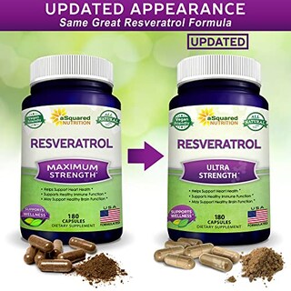 Foto 5 | Foto 5 | Suplemento De Resveratrol De Squared Nutrition, 1000 Mg, 180 Cápsulas - Venta Internacional.