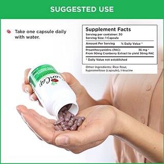 Foto 4 | Foto 4 | Suplemento De Extracto De Arándano Crancap 30 Tabletas - Venta Internacional