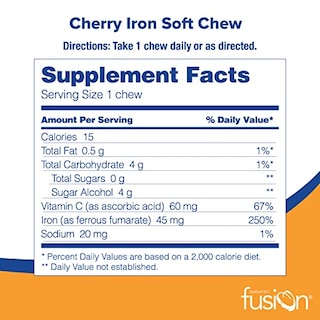 Foto 2 | Foto 2 | Suplemento Bariatric Fusion Iron Cherry de 60 Tabletas-Venta Internacional