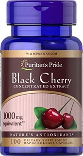 Foto 1 | Foto 1 | Suplemento De Extracto De Cereza Negra Puritan's Pride, 1000 Mg, 100 Unidades - Venta Internacional.
