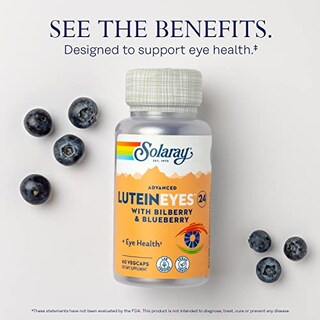 Foto 3 | Foto 3 | Suplemento Solaray Lutein Eyes Advanced 24 mg con Bilberry 60 Cápsulas - Venta Internacional