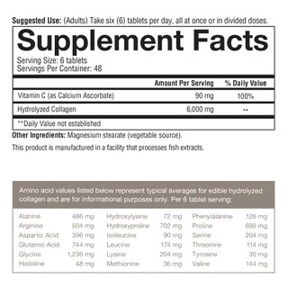 Foto 6 | Foto 6 | Colágeno Youtheory Con Vitamina C Para El Cabello 180 Comprimidos - Venta Internacional.