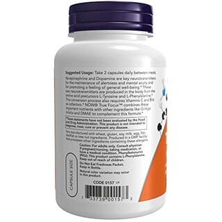 Foto 3 | Foto 3 | Supplement Now True Focus 90 Cápsulas Vegetarianas Con Aminoácidos - Venta Internacional.