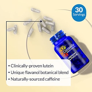 Foto 7 | Foto 7 | Suplemento CocoaVia Memory & Focus Brain 3 Frascos con 30 Cápsulas C/U - Venta Internacional