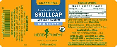 Foto 2 | Foto 2 | Extracto Líquido Herb Pharm Skullcap Orgánico Certificado 30 Ml - Venta Internacional.