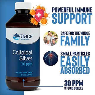 Foto 2 | Foto 2 | Suplemento De Plata Coloidal Trace Minerals Research 240 Ml 30 - Venta Internacional