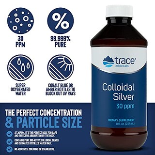 Foto 3 | Foto 3 | Suplemento De Plata Coloidal Trace Minerals Research 240 Ml 30 - Venta Internacional