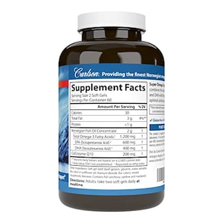 Foto 2 | Foto 2 | Suplemento Carlson Super Omega-3 Gems + Coq10 120 Cápsulas Blandas - Venta Internacional