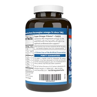 Foto 3 | Foto 3 | Suplemento Carlson Super Omega-3 Gems + Coq10 120 Cápsulas Blandas - Venta Internacional