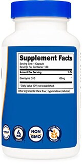 Foto 6 | Foto 6 | Suplemento Nutricost CoQ10 100 mg 120 Cápsulas Vegetarianas - Venta Internacional
