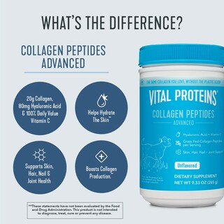 Foto 6 | Foto 6 | Péptidos de Colágeno Vital Proteins con Ácido Hialurónico - Venta Internacional