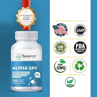 Foto 3 | Foto 3 | Supplement Balance Breens Alpha Gpc Colina 600 Mg 120 Cápsulas - Venta Internacional.