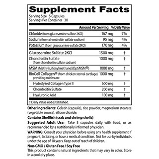 Foto 7 | Foto 7 | Supplement Doctor's Best Glucosamina Condroitina Msm 150 Cápsulas - Venta Internacional.