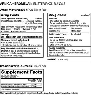 Foto 2 | Foto 2 | Suplemento De Vitamina Medica, Árnica Y Bromelina, Suministro De 5 Días - Venta Internacional.