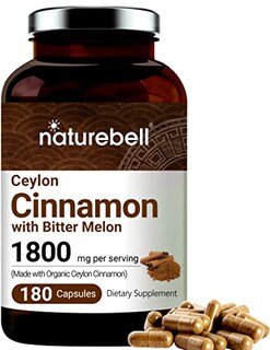Foto 1 | Foto 1 | Suplemento Naturebell De Canela De Ceilán 1800 Mg 180 Cápsulas - Venta Internacional.