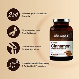 Foto 3 | Foto 3 | Suplemento Naturebell De Canela De Ceilán 1800 Mg 180 Cápsulas - Venta Internacional.