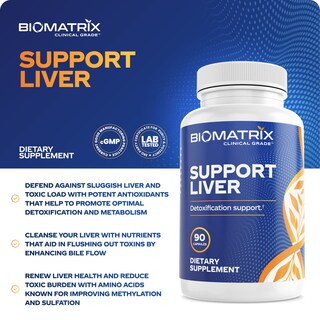 Foto 4 | Foto 4 | Suplemento Desintoxicante Y Reparador Liver Support Cleanse Biomatrix - Venta Internacional.
