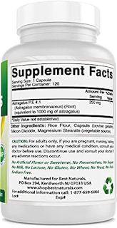 Foto 5 | Foto 5 | Suplemento Best Naturals Astragalus, Cápsula De 1000 Mg, 120 Unidades - Venta Internacional.