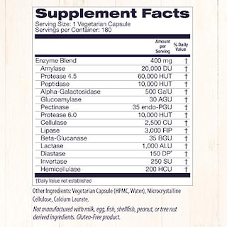 Foto 5 | Foto 5 | Suplemento Healthy Origins Digestive Enzymes 180 Cápsulas - Venta Internacional.