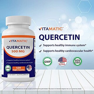 Foto 2 | Foto 2 | Suplemento Vitamático De Quercetina 500 Mg 120 Cápsulas Vegetarianas - Venta Internacional.