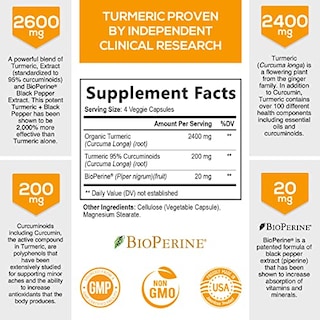 Foto 2 | Foto 2 | Suplemento De Curcumina Con Cúrcuma De Nature's Nutrition, 2600 Mg - Venta Internacional.