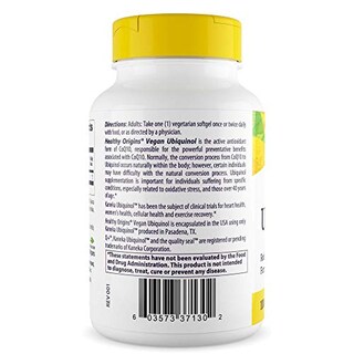 Foto 6 | Foto 6 | Suplemento De Ubiquinol De Healthy Origins, 100 Mg, 60 Geles Vegetales - Venta Internacional.