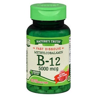 Foto 1 | Foto 1 | Suplemento Nature's Truth B-12 En Tabletas De Disolución Rápida De 5000 Mcg - Venta Internacional.