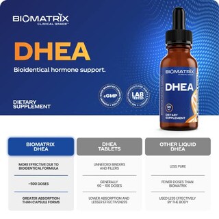Foto 3 | Foto 3 | Suplemento Hormonal Líquido De Dhea Biomatrix 30 Ml 1200 Mg En Total - Venta Internacional