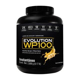 Foto 1 | Foto 1 | Proteína Evolution Wp100 Sabor Plátano de 2800 g