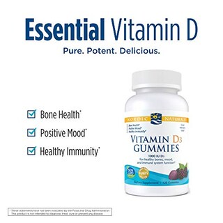 Foto 2 | Foto 2 | Suplemento: Gomitas De Vitamina D3 De Nordic Naturals 1000 Ui - Venta Internacional