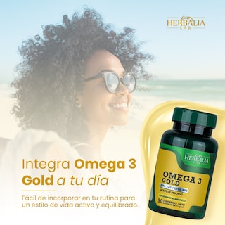 Foto 6 | Foto 6 | Omega 3 Gold de Alta Potencia EPA 180 DHA 120 de Herbalia Lab