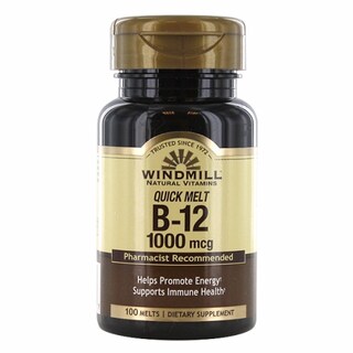 Foto 1 | Foto 1 | Suplemento Windmill Health de Vitamina B12 Sublingual 100 Comprimidos - Venta Internacional