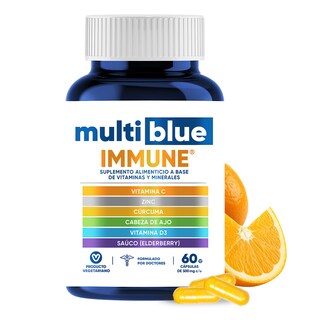 Foto 1 | Foto 1 | Suplemento MultiBlue con Vitamina C Zinc Y Cúrcuma - 60 Cápsulas