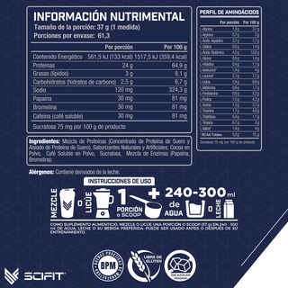 Foto 2 | Foto 2 | Proteína 100 por ciento Whey Scifit 5 Lb Sabor a Moka con Café Natural