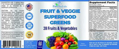 Foto 6 | Foto 6 | Complemente Las Verduras Superalimentarias De Frutas Y Verduras De Puremax Labs - Venta Internacional.