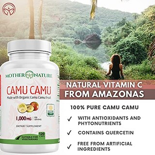 Foto 5 | Foto 5 | Suplementos Mother Nature Organics Camu Berry 120 Cápsulas - Venta Internacional.