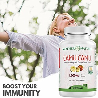 Foto 6 | Foto 6 | Suplementos Mother Nature Organics Camu Berry 120 Cápsulas - Venta Internacional.