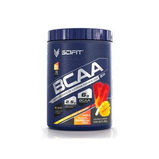 Foto 1 | Foto 1 | Aminoácidos Bcaa más Glutamina 2:1:1 Scifit de 450 gr Sabor Paleta de Mango con Chile