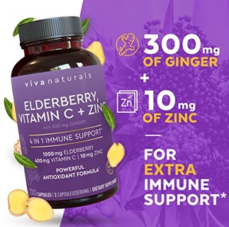 Foto 6 | Foto 6 | Complementa La Baya Del Saúco, La Vitamina C, El Zinc Y El Jengibre De Viva Naturals - Venta Internacional.