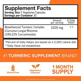 Foto 3 | Foto 3 | Suplemento De Curcumina Y Cúrcuma Qunol 1000 Mg Con Pimienta Negra 60 - Venta Internacional.