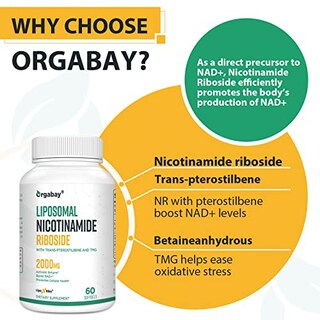 Foto 5 | Foto 5 | Suplemento De Ribósido De Nicotinamida Liposomal Orgabay 2000 Mg - Venta Internacional.
