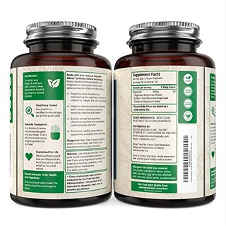 Foto 2 | Foto 2 | Suplemento Nested Naturals, Cápsula De Glicinato De Magnesio De 200 Mg - Venta Internacional.