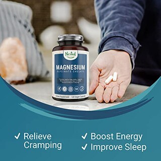 Foto 3 | Foto 3 | Suplemento Nested Naturals, Cápsula De Glicinato De Magnesio De 200 Mg - Venta Internacional.